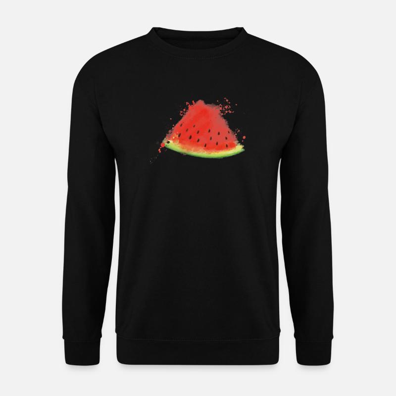 Melone - Wassermelone - Unisex Pullover - Schwarz