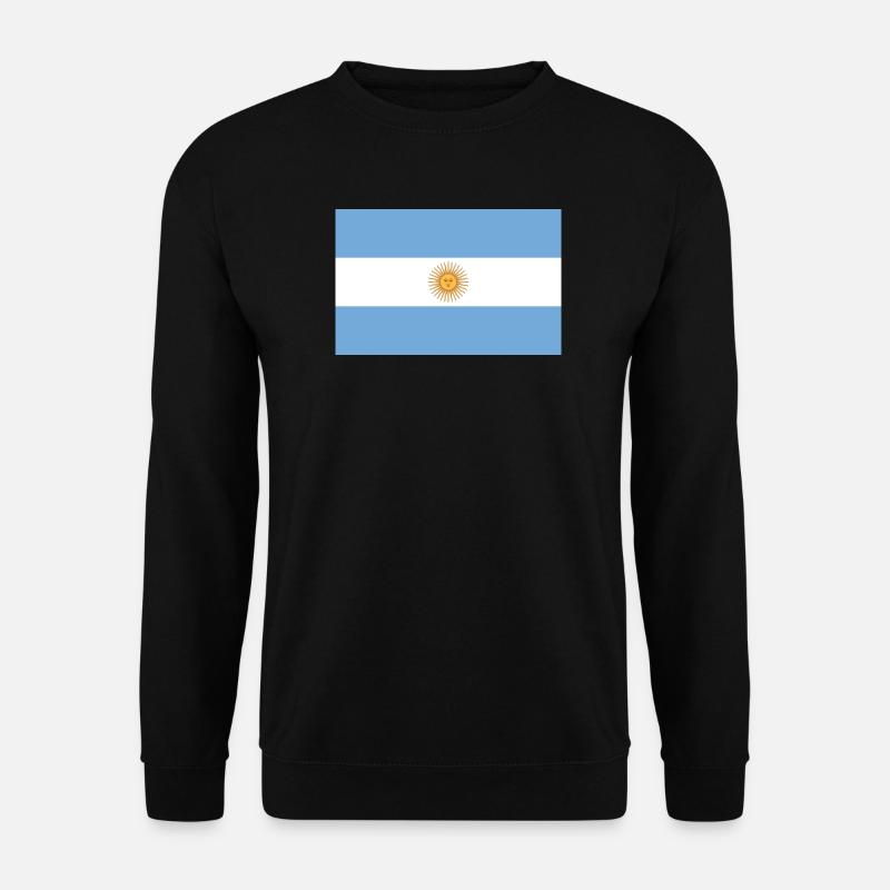 drapeau argentin - Sweat-shirt Unisexe - noir