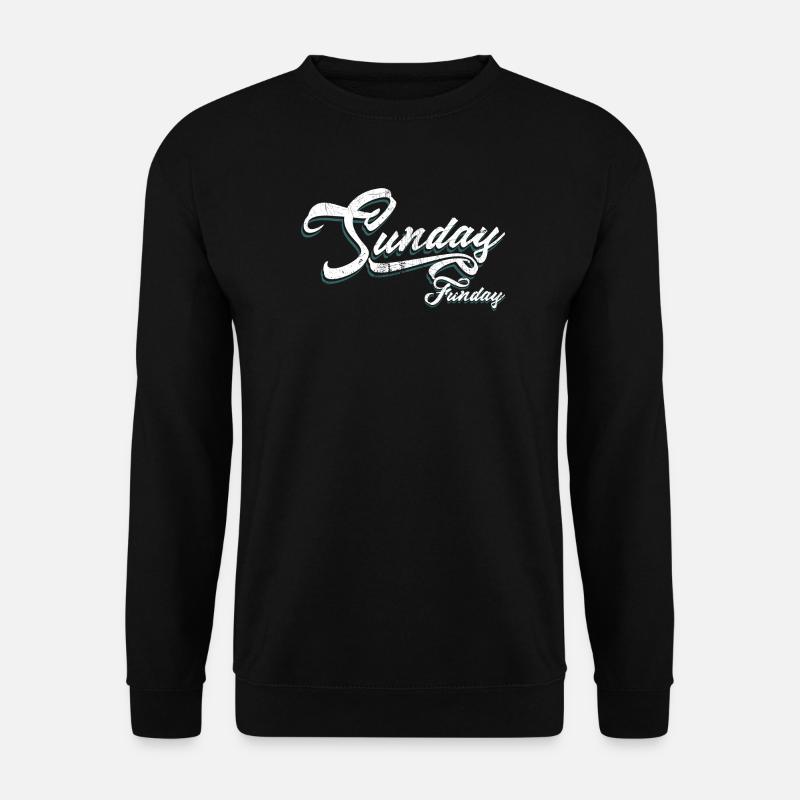 Script du dimanche Funday Néon - Sweat-shirt Unisexe - noir