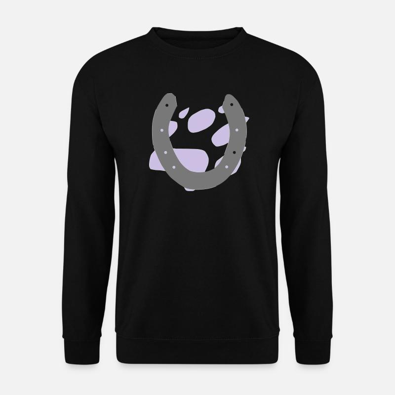 hundetatze1grau - Unisex Pullover - Schwarz