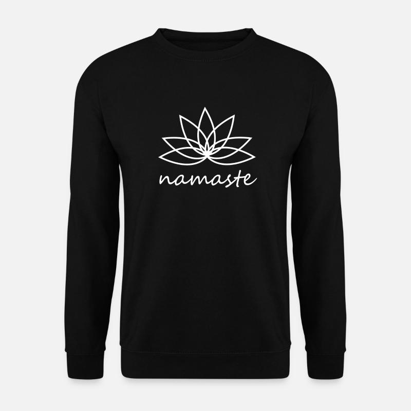 Namaste - Unisex Pullover - Schwarz