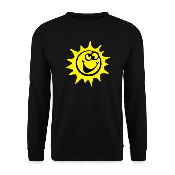 soleil 2c style de bande dessinée - Sweat-shirt Unisexe - noir - Devant - Alina (178cm) & Michal (187cm)