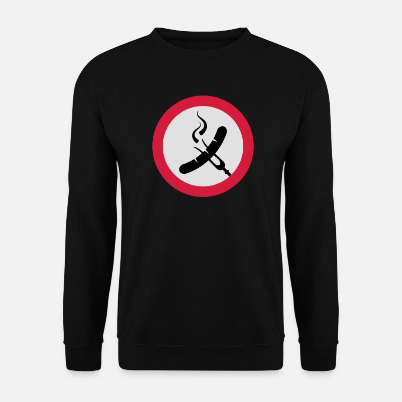 Grillwurst - Unisex Pullover - Schwarz