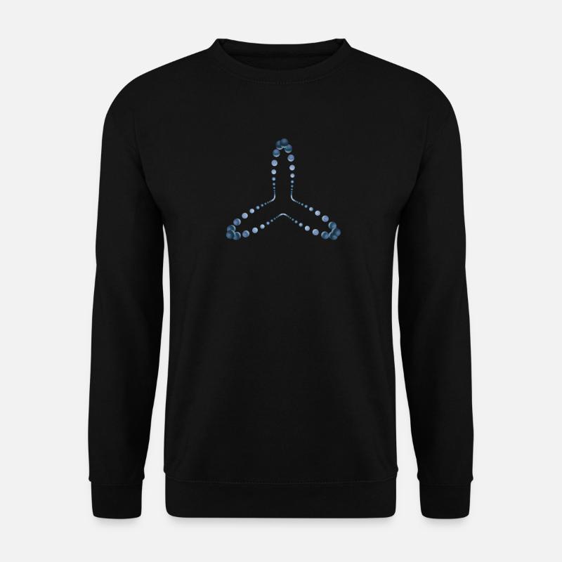 atom - Cellular four - Unisex Pullover - Schwarz