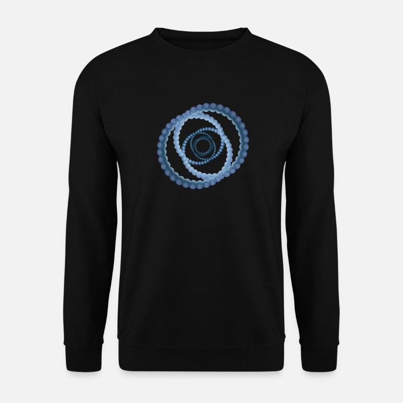 atom - cellular eight - Unisex Sweatshirt - black