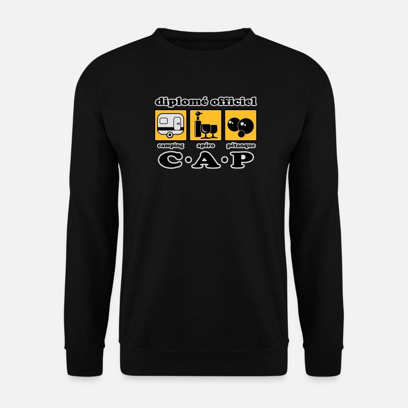 Camping aperitif bowls flex - Unisex Sweatshirt - black