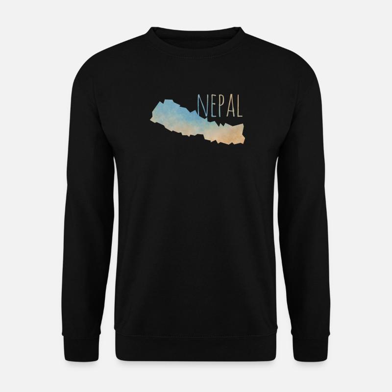 Nepal - Unisex Pullover - Schwarz