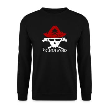 Kita Abgänger Schulkind Einschulung Kindergarten - Unisex Pullover - Schwarz - Vorne - Alina (178cm) & Michal (187cm)