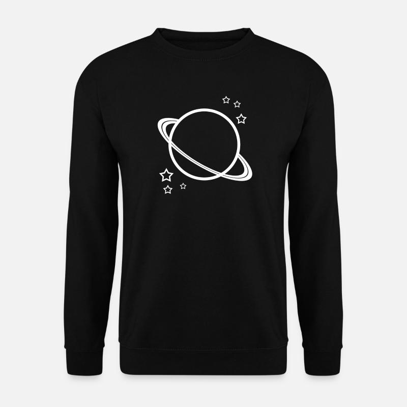 Planet Space Weltall - Unisex Pullover - Schwarz