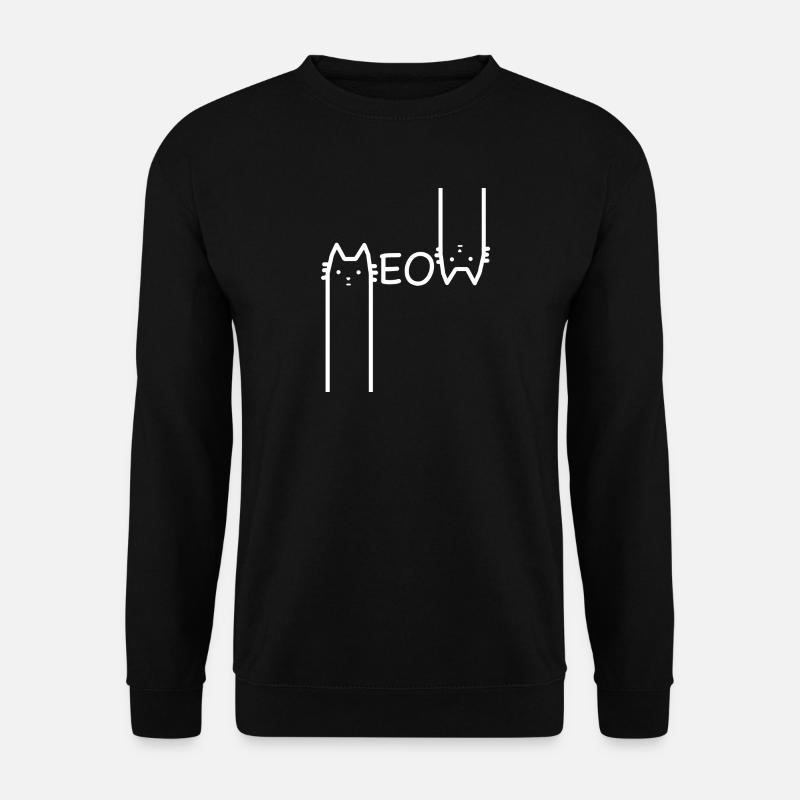 cat - Unisex Sweatshirt - black