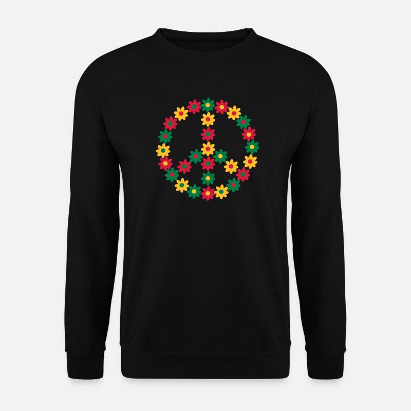 Rasta & Peace - Unisex Sweatshirt - black