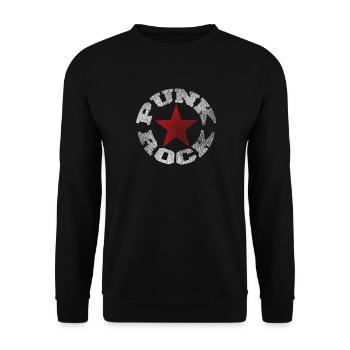 Punk Rock - Sweat-shirt Unisexe - noir - Devant - Alina (178cm) & Michal (187cm)