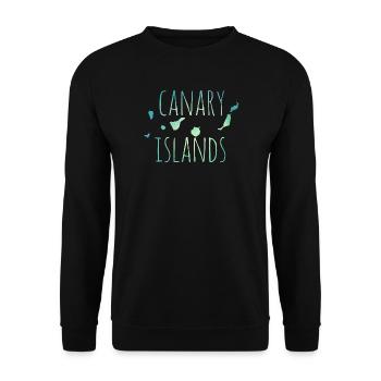 Canary Islands - Unisex Pullover - Schwarz - Vorne - Alina (178cm) & Michal (187cm)