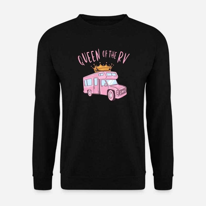 Königin des Camper - Unisex Pullover - Schwarz