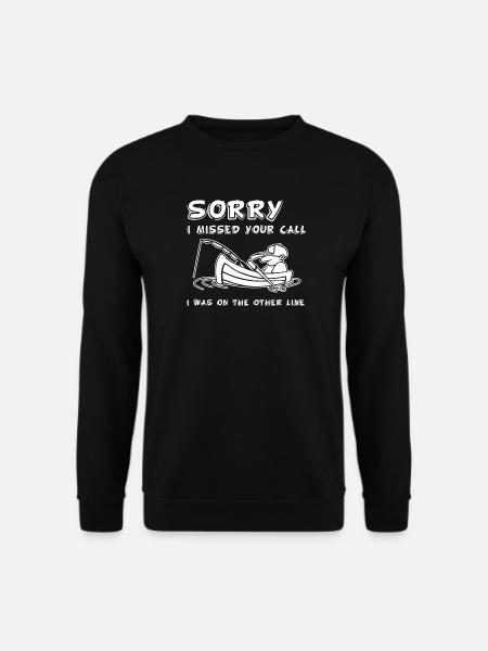 Fishing Lover Shirt - Unisex Sweatshirt - black