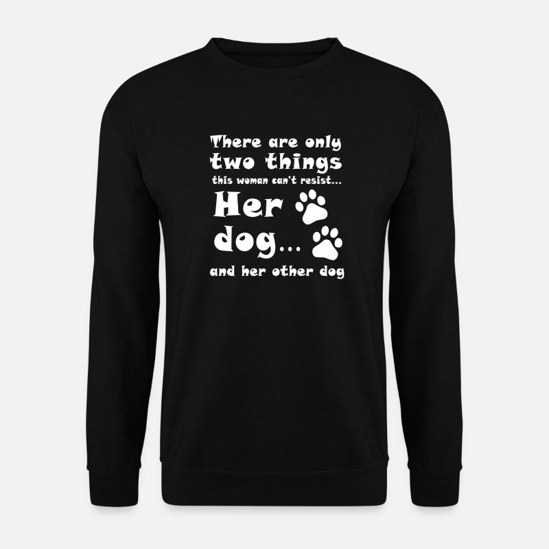 Hundeliebhaber-Shirt - Unisex Pullover - Schwarz