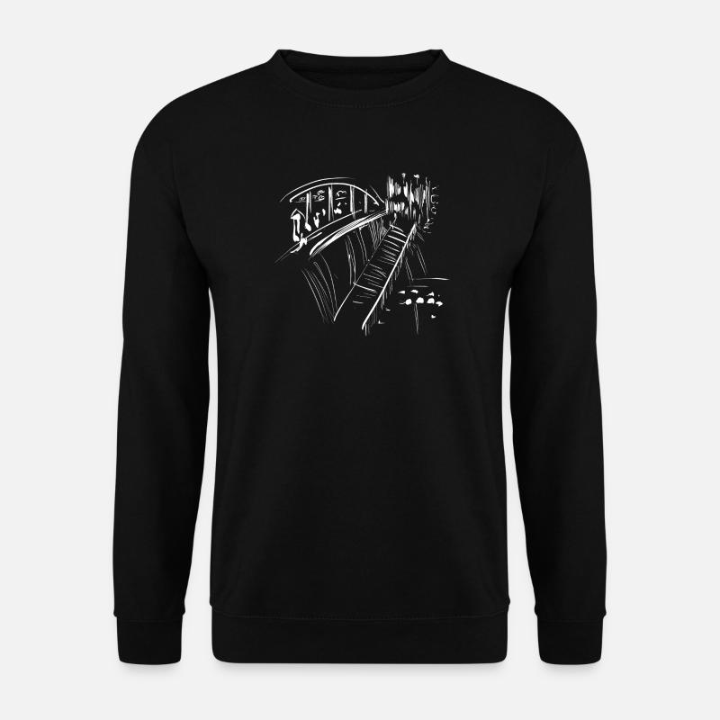 Pont d'architecture - Sweat-shirt Unisexe - noir