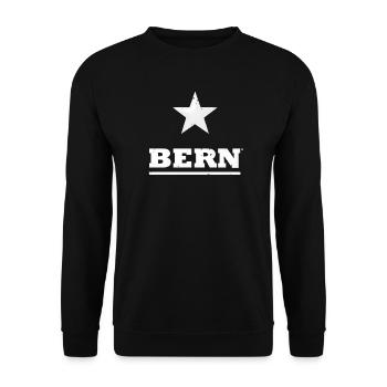 BERN - Unisex Sweatshirt - black - Front - Alina (178cm) & Michal (187cm)