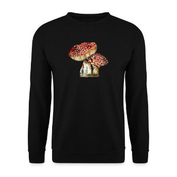 Gnom - Unisex Pullover - Schwarz - Vorne - Alina (178cm) & Michal (187cm)