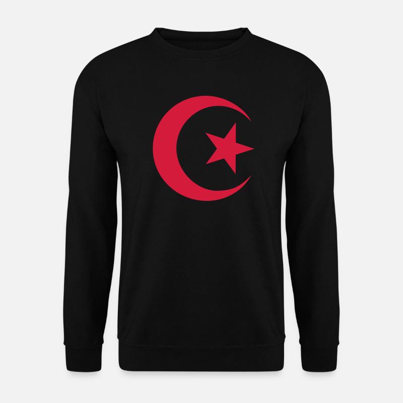 Algerische flagge - Unisex Pullover - Schwarz