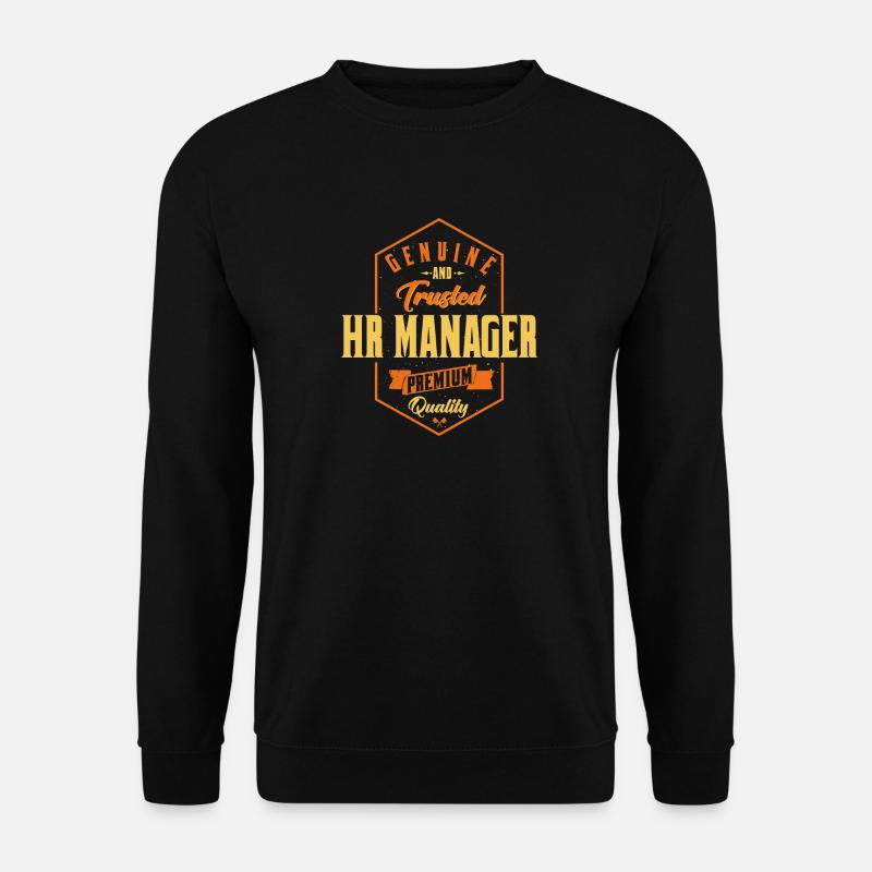 Genuine Trusted HR Manager Design - Unisex Pullover - Schwarz
