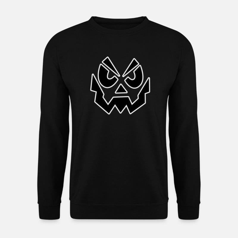 Horror Gesicht - Unisex Pullover - Schwarz