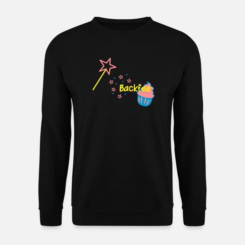 Backfee Schürze Cupcaki - Unisex Pullover - Schwarz