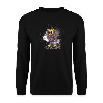 Totenknopf can assassin - Sweat-shirt Unisexe - noir - Devant - Alina (178cm) & Michal (187cm)