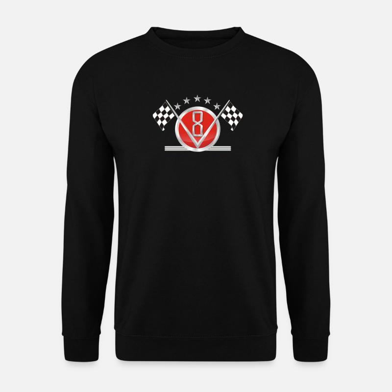 V8 - Unisex Pullover - Schwarz