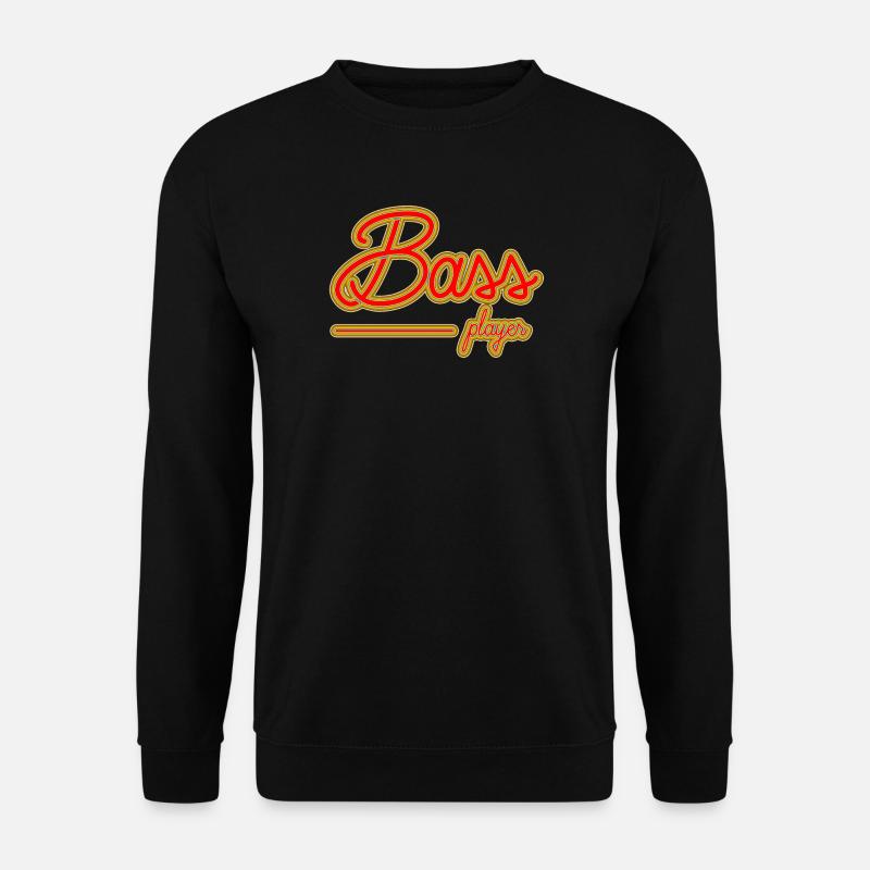 Bass Player - Unisex Pullover - Schwarz