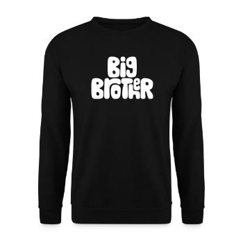 Big Brother - Unisex Pullover - Schwarz - Vorne - Alina (178cm) & Michal (187cm)