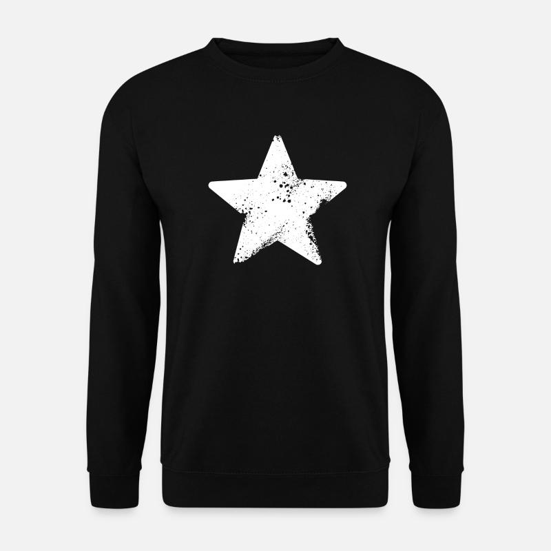 starry star splatter - Unisex Sweatshirt - black