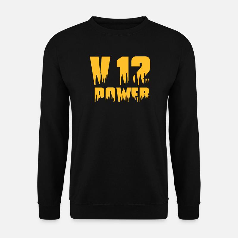 V12 PUISSANCE - Sweat-shirt Unisexe - noir