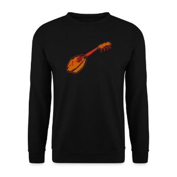 mandoline - Unisex Pullover - Schwarz - Vorne - Alina (178cm) & Michal (187cm)