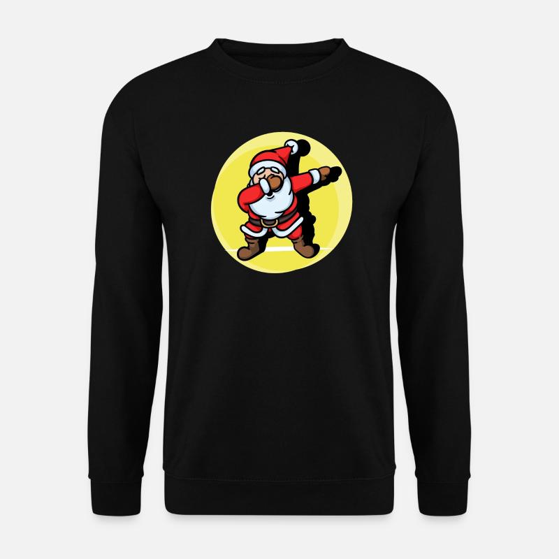 Cool Dab Dabbing Weihnachtsmann Weihnachten Xmas - Unisex Pullover - Schwarz