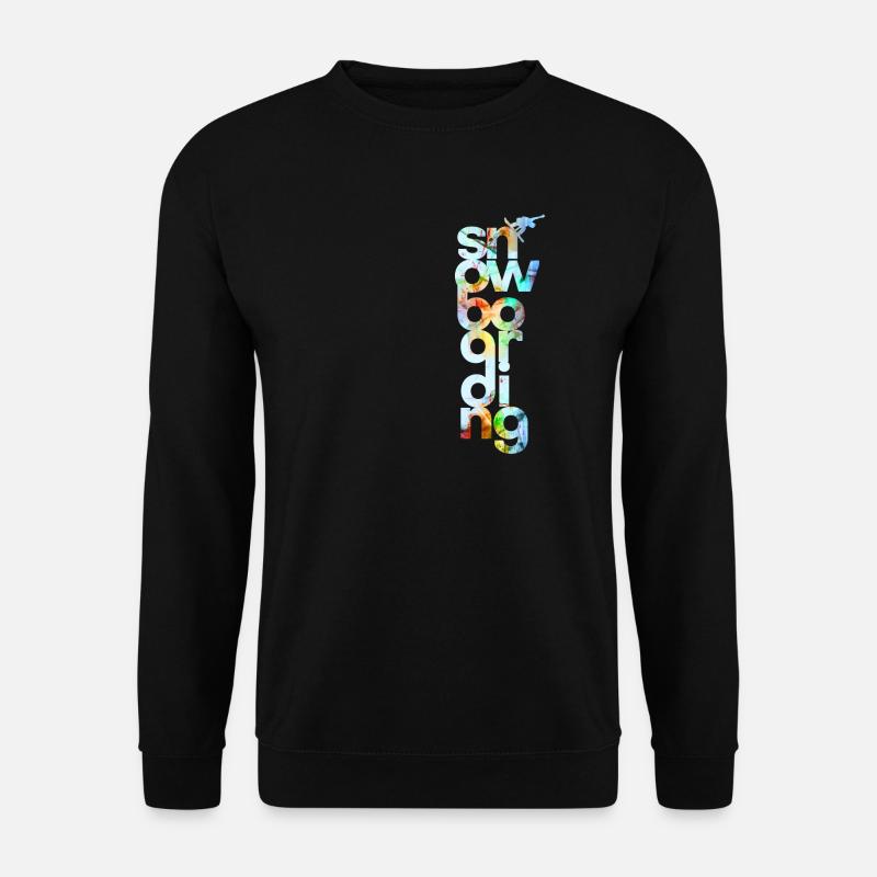snowboard - Sweat-shirt Unisexe - noir