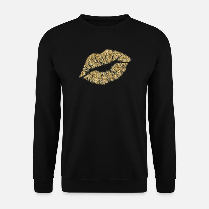 Goldener Kuss - Unisex Pullover - Schwarz
