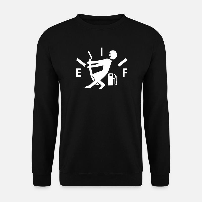 Indicateur de carburant vide - Sweat-shirt Unisexe - noir