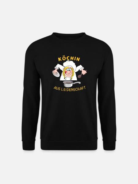 Cook with passion - Unisex Sweatshirt - black