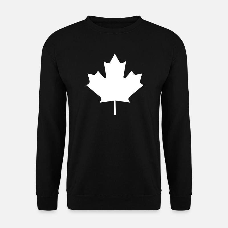Ein Ahornblatt - Unisex Pullover - Schwarz