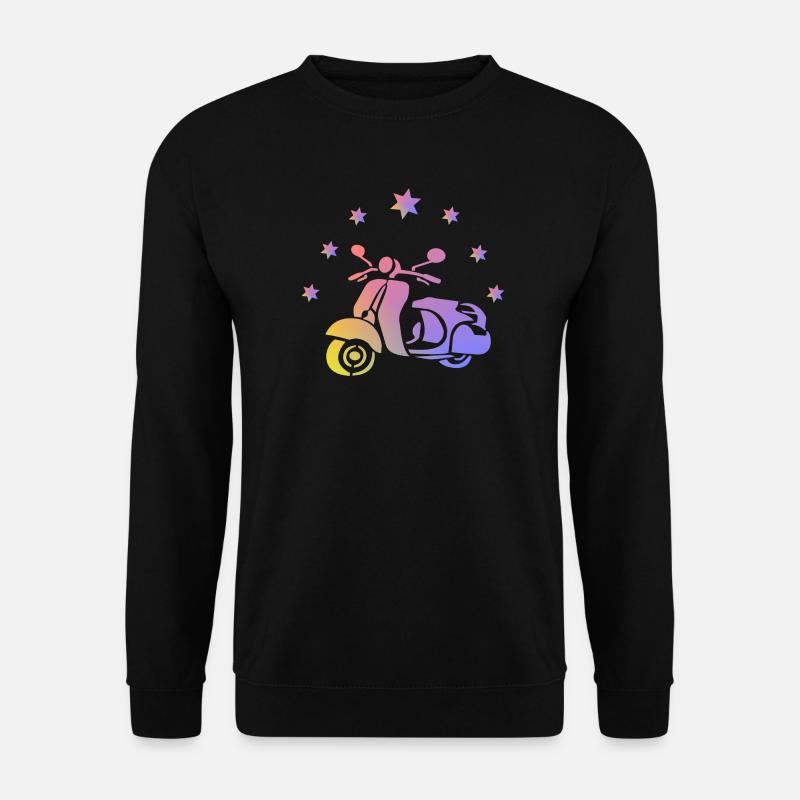 Retro scooter - Unisex Sweatshirt - black