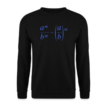 mathematik rechnen - Unisex Pullover - Schwarz - Vorne - Alina (178cm) & Michal (187cm)