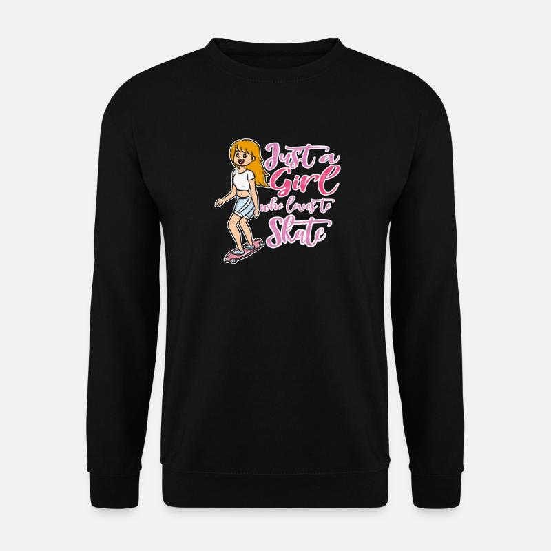Skateboard - Unisex Pullover - Schwarz