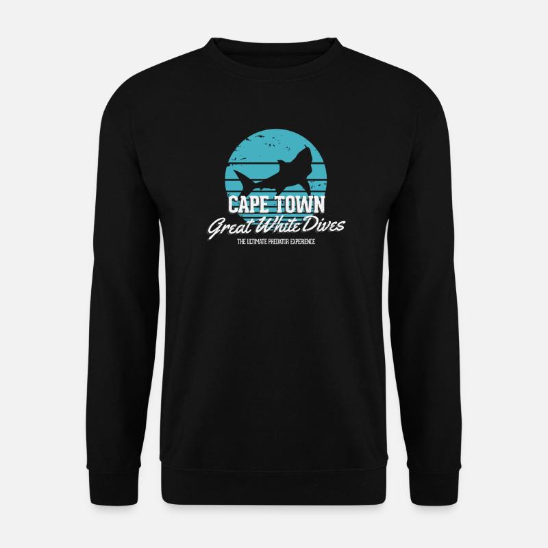 Cape Town Great White Shark Dives - Unisex Sweatshirt - black