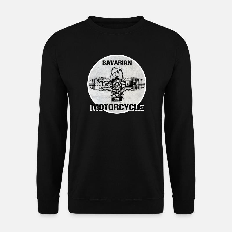 Bavarian Motorcycle boxer engine - Unisex Sweatshirt - black