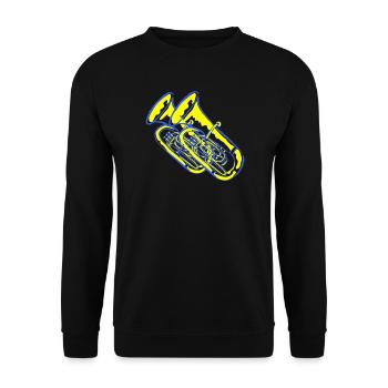 tubiste - Sweat-shirt Unisexe - noir - Devant - Alina (178cm) & Michal (187cm)