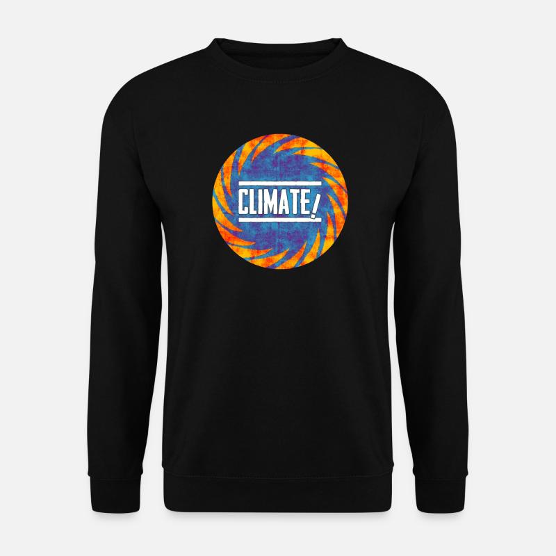 Climate Change Protest Design - Unisex Sweatshirt - black