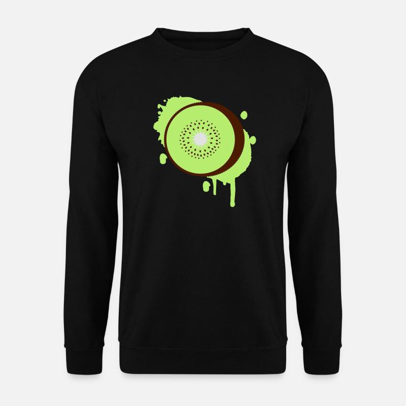 Kiwifrucht Graffiti - Unisex Pullover - Schwarz