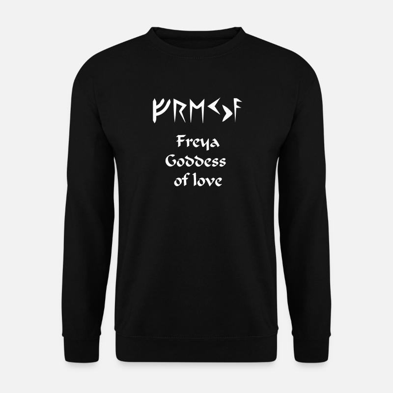 Freya Göttin der Liebe - Unisex Pullover - Schwarz
