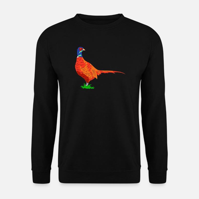 fasan vogel jäger - Unisex Pullover - Schwarz